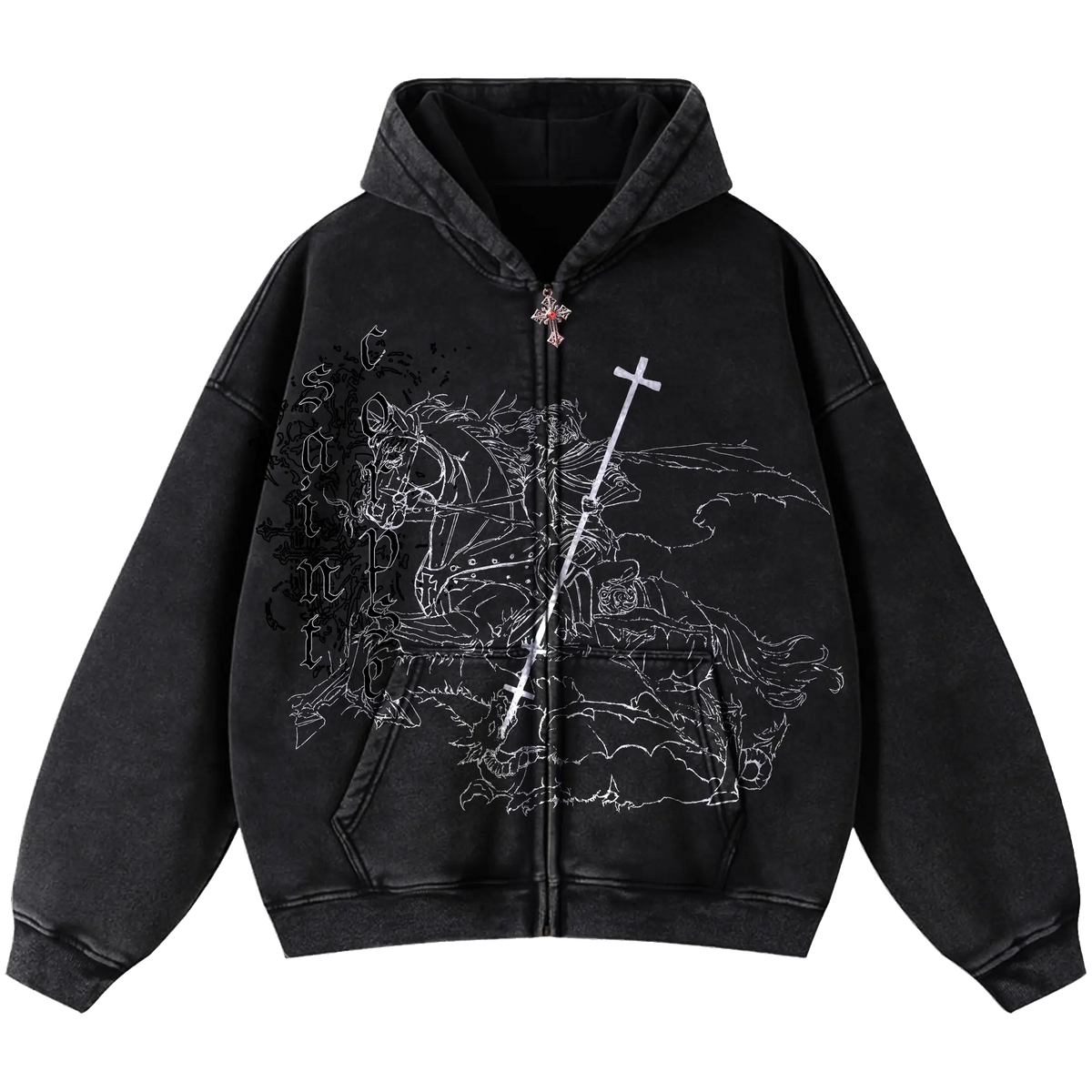 Saint George Zip Black